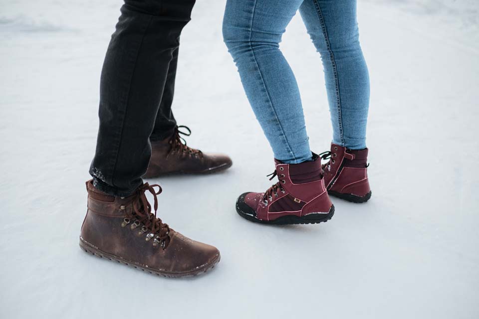 Barefoot boty Koel Mica Tex Vegan červené (2)